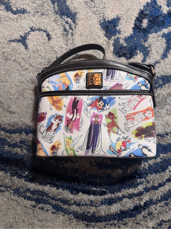 Dooney & Bourke Handbags - Dooney & Bourke Multicolor Disney Character Shoulder Bag with Black Trim